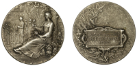 Mauritius, Horticultural Society of Mauritius [Société Horticole de I’île Maurice], 1909, a small silver prize...