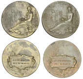 Mauritius, Horticultural Society of Mauritius [Société Horticole de I’île Maurice], undated, bronze and gilt...