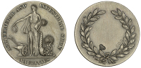 Mauritius, Agricultural and Industrial Show, undated (c. 1950), a silver Essai prize medal, unsigned, Ceres standing...