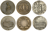 Mauritius, Horticultural Society of Mauritius [Société Horticole de I’île Maurice], prize medals (3), in...