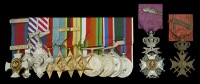 A particularly fine Second War ‘North Africa’ D.S.O., night fighter’s D.F.C., ‘1954’ A.F.C. group of...