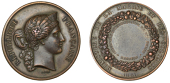 Réunion, Intercolonial Concourse at Saint Denis [Concours Intercolonial de Saint Denis], 1881, a bronze prize medal...
