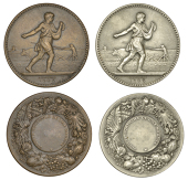 Mauritius, Horticultural Society of Mauritius [Société Horticole de I’île Maurice], 1908, a pair of prize...