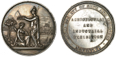 Mauritius, Royal Society of Arts and Sciences Agricultural and Industrial Exhibition, undated (c. 1881), a silver...