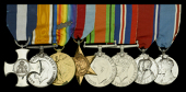 The rare Great War Tigris gunboat operations D.S.C. group of eight awarded to Surgeon Captain J. P. Shorten, Royal...