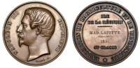 Réunion, Exposition of Agriculture and Industry [Exposition de l’Agriculture et de l’Industrie], 1854, a bronze...