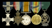 The scarce Great War D.S.C. and Bar group of five awarded to Lieutenant-Commander Reginald Allen, Royal Naval...