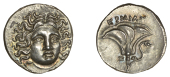 KINGDOM OF MACEDON, Perseus, Drachm, Third Macedonian War issue, mint in Thessaly, magistrate Hermias, c. 171-170,...