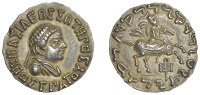 BAKTRIA, Hippostratos Soter (65-55), Tetradrachm, draped and diademed bust right, βασιλεωσ σωτηποσ...