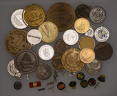 Miscellaneous, Miscellaneous Mascarene Islands and World medals and medalets (23), various types and metals [23]....