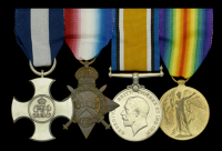 The excessively rare Lake Tanganyika 1915-16 Expedition D.S.C. group of four awarded to Lieutenant A. E. ...