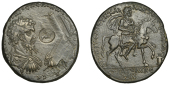 Septimius Severus (193-211), Septimius Severus, with Geta as Caesar, Æ 36, Stratonicea [Caria], laureate, draped...