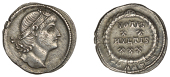 Constantius II (337-361), Constantius II, Siliqua, Antioch, 347-55, pearl-diademed head right, eyes gazing upwards...