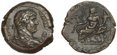 Hadrian (117-138), Hadrian, Æ Drachm, Alexandria [Egypt], yr 16 [131-2], laureate, draped and cuirassed bust right,...