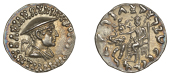 KINGDOM OF BAKTRIA, Antialkidas Nikephoros (115-95), Drachm, draped and diademed bust right wearing kausia,...