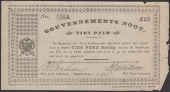 Gouvernements Noots, £10, Pietersburg, 1 March 1901, serial number 316A, thin paper from The South African...