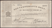 Gouvernements Noots, £100, Pietersburg, 1 April 1901, serial number 112A, thick paper without watermark,...