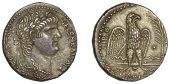 Nero (54-68), Nero, Tetradrachm, Antioch [Syria], yr 9/111 [62-3], laureate head right, aegis around neck,...