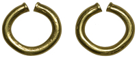 British Iron Age, First Millennium BC, Ring Money, a pennanular solid gold ring with blunted ends, 21mm, 7.40g (van...