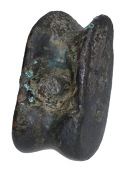 Anonymous, AE Aes Formatum, 6th-4th Centuries BC, irregular cast bronze in the shape of an astragalos, or...