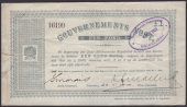 Gouvernements Noots, £1, Pretoria, 28 May 1900, serial number 16199, Fleur de Lis watermark, overstamped with...