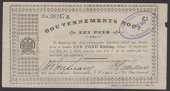 Gouvernements Noots, £1, Pietersburg, 1 April 1901, serial number 20247A, The South African Typewriter Supply...