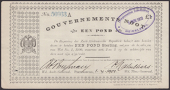 Gouvernements Noots, £1, Pietersburg, 1 April 1901, serial number 50933A, without watermark, ‘uitgeloot’ on...