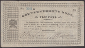 Gouvernements Noots, £5, Pietersburg, 1 April 1901, serial number 5011A, Croxley Manifest Bank London watermark,...