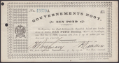 Gouvernements Noots, cancelled £1, Pietersburg, 1 April 1901, serial numbers 43670A, without watermark,...