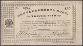 ERROR: Gouvernements Noots, £20, Pietersburg, 1 April 1901, serial number 649A, without watermark, ‘uitgeloot’...
