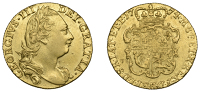 George III (1760-1820), Pre-1816 issues, Guinea, 1774, fourth bust (EGC 687; S 3728). Edge wear at 1 o’clock on...