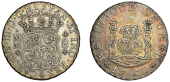 Mexico, Charles III, 8 Réales, 1760 MM, Mexico City (Cayón 11885; CCT 817; KM. 105). About very fine, reverse...