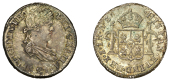 Mexico, Ferdinand VII, Réal, 1821 AZ, Zacatecas (Cayón 15354; CCT 1105; KM. 83.3). Some light surface verdigris on...