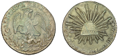 Mexico, First Republic, 8 Réales, 1836 JS, San Luis Potosí (Dunigan/Parker Pi11; KM. 377.12). Some striking...