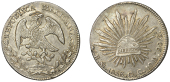 Mexico, First Republic, 8 Réales, 1853 GC, Mexico City (Dunigan/Parker Mo38; KM. 377.10). Good very fine,...
