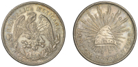 Mexico, Second Republic, Peso, 1909 GV, Mexico City (KM. 409.2). Extremely fine, olive tone	 £60-£80