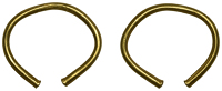 British Iron Age, First Millennium BC, Ring Money, a large penannular smooth gold band of plain metal, with flared...