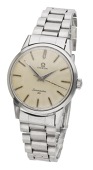 Omega. A stainless steel wristwatch, Ref. 135.003-62-SC, Seamaster 30, circa 1963.
Movement: cal. 286, manual...