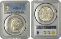 Victoria (1837-1901), Halfcrown, 1881 (ESC 2758; S 3889). Residual lustre, almost extremely fine [Graded by PCGS as...