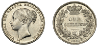 Victoria (1837-1901), Shilling, 1860 (ESC 3018; S 3904). Better than extremely fine, scarce	 £300-£360