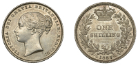Victoria (1837-1901), Shilling, 1857 (ESC 3008; S 3904). Extremely fine	 £300-£360