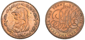 Amlwch, Parys Mine Co, Penny, 1788, druid’s head left encircled by thin wreath of 16 single acorns, rev. pm co...