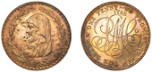Amlwch, Parys Mine Co, Specimen Penny, 1788, druid’s head left encircled by wreath of 21 acorns, rev. pm co...