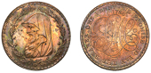 Amlwch, Parys Mine Co, Specimen Penny, 1788, druid’s head left encircled by wreath of 21 acorns, rev. pm co...