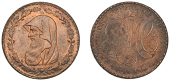 Amlwch, Parys Mine Co, Penny, 1788, druid’s head left encircled by thin wreath of 17 single acorns, rev. pm co...