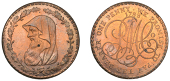 Amlwch, Parys Mine Co, Penny, 1788, druid’s head left encircled by thin wreath of 17 single acorns, rev. pm co...