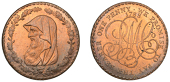 Amlwch, Parys Mine Co, Penny, 1788, druid’s head left encircled by thin wreath of 17 single acorns, rev. pm co...
