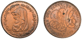 Amlwch, Parys Mine Co, Penny, 1788, druid’s head left encircled by thin wreath of 17 single acorns, rev. pm co...