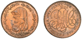Amlwch, Parys Mine Co, Penny, 1788, druid’s head left encircled by thin wreath of 17 single acorns, rev. pm co...