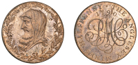 Amlwch, Parys Mine Co, Pattern Halfpenny, 1790, by R. Dumarest for M. Boulton, in copper, druid’s head left...